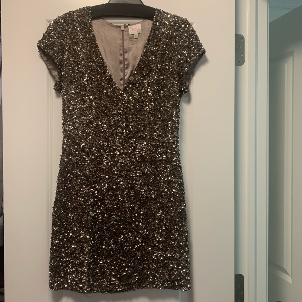 Parker Sequin Mini Dress Size Small